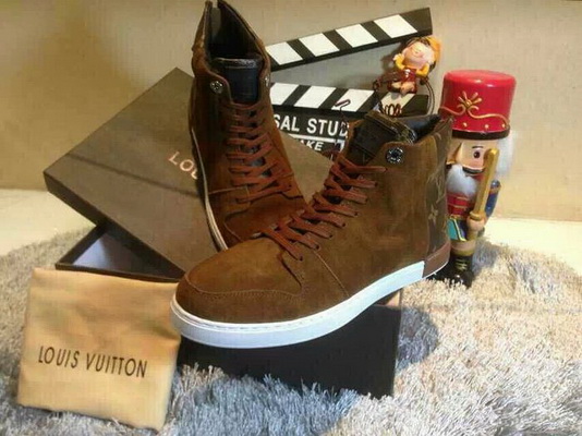 LV High-Top Fashion Men Shoes--040